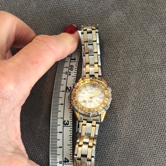 Anne Klein II Instalite silver and gold tone watch - Picture 7 of 15